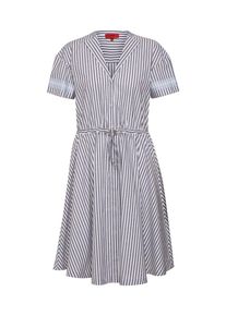 Hugo, Damen Kleid 'Ekiva', Blau / Weiß