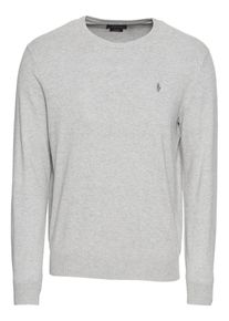Polo Ralph Lauren, Herren Pullover 'LS SF CN PP-LONG SLEEVE-SWEATER', Grau