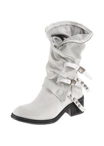 A.S.98, Damen Stiefeletten, Weiß