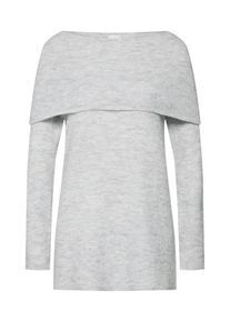 Culture, Damen Pullover 'Jolene Big Collar', Hellgrau / Graumeliert