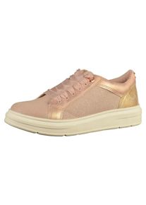 s.Oliver RED LABEL, Damen Sneaker 'Glitzer Sneaker', Rosa
