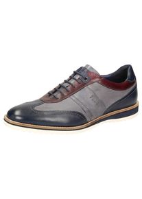Sioux, Herren Sneaker 'Quintero-702', Dunkelblau / Grau / Dunkelrot