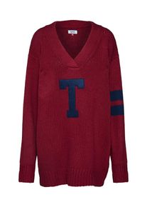 Tommy Jeans, Damen Pullover, Burgunder