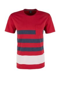 s.Oliver RED LABEL, Herren T-Shirt, Nachtblau / Rot / Weiß