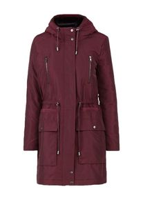 Y.A.S, Damen Weicher Parka, Weinrot