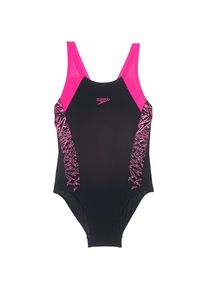 Speedo, Mädchen Badeanzug 'BOOM SPLICE', Pink / Schwarz