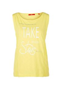 s.Oliver RED LABEL, Damen Tanktop, Gelb