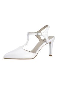 Heine, Damen Slingpumps, Weiß