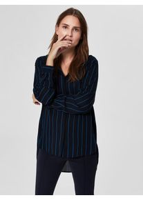 Selected Femme, Damen Hemd, Blau / Nachtblau