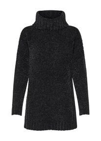 Only, Damen Strickpullover, Dunkelgrau / Schwarz
