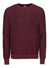 s.Oliver RED LABEL, Herren Pullover, Anthrazit / Blutrot