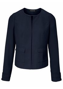 Heine, Damen Kurzblazer verschlusslos, Marine