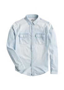 Hollister, Herren Hemd, Blue Denim