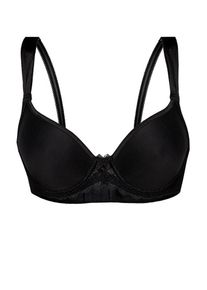 Sassa Mode Sassa, Damen Spacer-BH 'SHINY SATIN', Schwarz