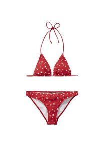 Tommy Jeans, Damen Bikini 'Star bikini 4', Rot / Weiß