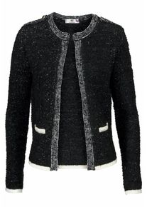 AJC, Damen Strickjacke, Schwarz