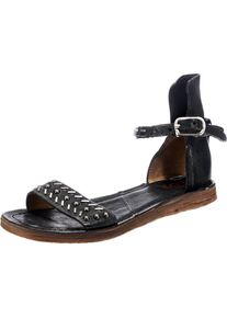A.S.98, Damen Sandalen, Braun / Schwarz