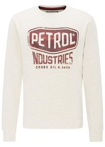 PETROL INDUSTRIES, Herren Sweater, Grau / Karminrot