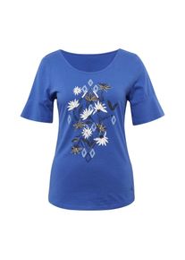 Tom Tailor, Damen T-Shirt, Ultramarinblau / Mischfarben