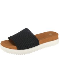 Bernie Mev, Damen Pantoletten 'Capri', Braun / Schwarz / Weiß