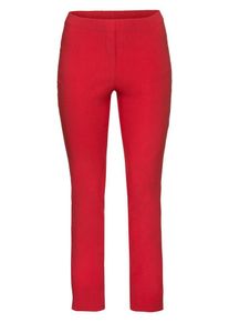 sheego Casual, Damen Stoffhose, Rot
