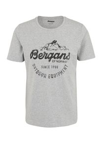 Bergans, Herren Sport-Shirt, Grau / Schwarz