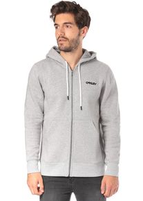 Oakley, Herren Street Logo Kapuzenjacke, Grau
