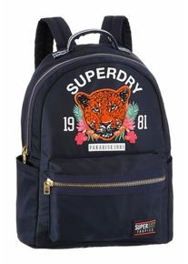 Superdry, Damen Cityrucksack 'MIDI', Nachtblau / Mischfarben