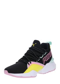 Puma, Damen Sneaker 'Muse Maia TZ', Gelb / Mint / Hellpink / Schwarz