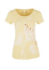 Q/S Designed By, Damen Flammgarnshirt, Gelb