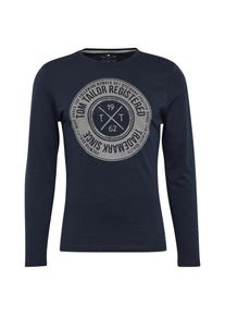 Tom Tailor, Herren Shirt, Dunkelblau / Hellgrau