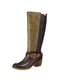 Pikolinos, Damen Stiefel 'BAQUEIRA', Braun / Oliv