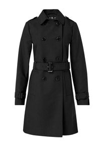 Hallhuber, Damen Trenchcoat, Schwarz