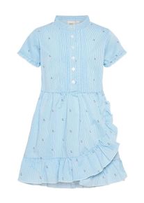 name it, Mädchen Kleid, Hellblau / Hellrot / Weiß