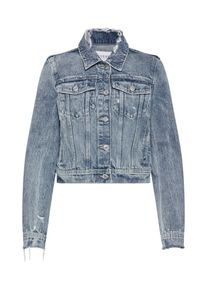 Guess, Damen Jacken 'DELYA BUCKLES', Blue Denim