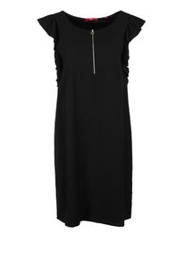 s.Oliver RED LABEL, Damen Twill-Kleid, Schwarz