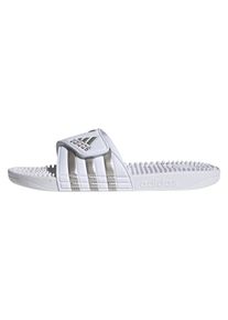 adidas Performance, Herren Slipper 'Adissage', Silber / Wei&szlig;