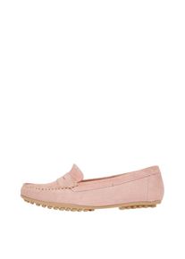Bianco, Damen Wildleder Mokassin, Rosé