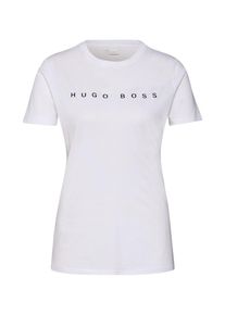 BOSS, Damen Shirt 'Tedecent', Schwarz / Weiß