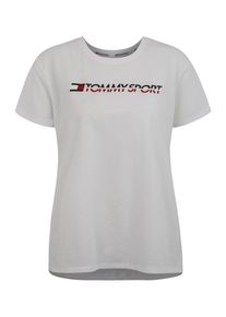 Tommy Sport, Damen T-Shirt 'SS 55', Weiß