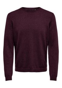 Only & Sons Only & Sons, Herren Pullover, Bordeaux