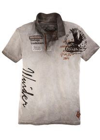 Marjo, Herren Trachtenshirt mit Printdesigns, Greige