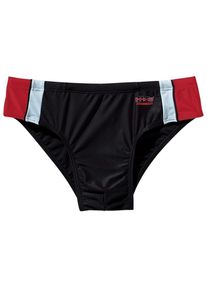 H.I.S. H.I.S, Herren Badehose, Rot / Schwarz / Weiß