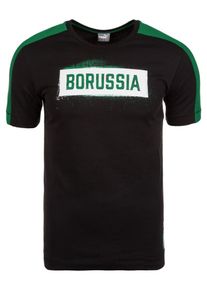 Puma, Herren T-Shirt 'Borussia M&ouml;nchengladbach', Gr&uuml;n / Schwarz / Wei&szlig;