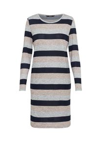 Only, Damen Strickkleid, Navy / Hellgrau / Rosa