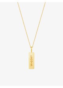 ID fine, Damen Love Halskette, Gold