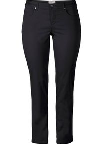 sheego Basic, Damen Anzughose, Schwarz