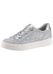 Marco Tozzi, Damen Sneakers, Silbergrau / Silber