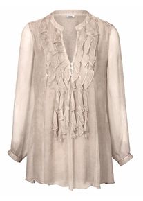 Heine, Damen Longbluse, Sand