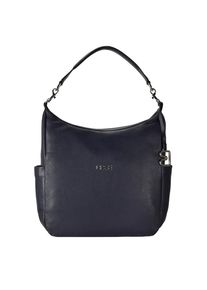 Bree, Damen Nola 6 Schultertasche Leder 32 cm Laptopfach, Nachtblau